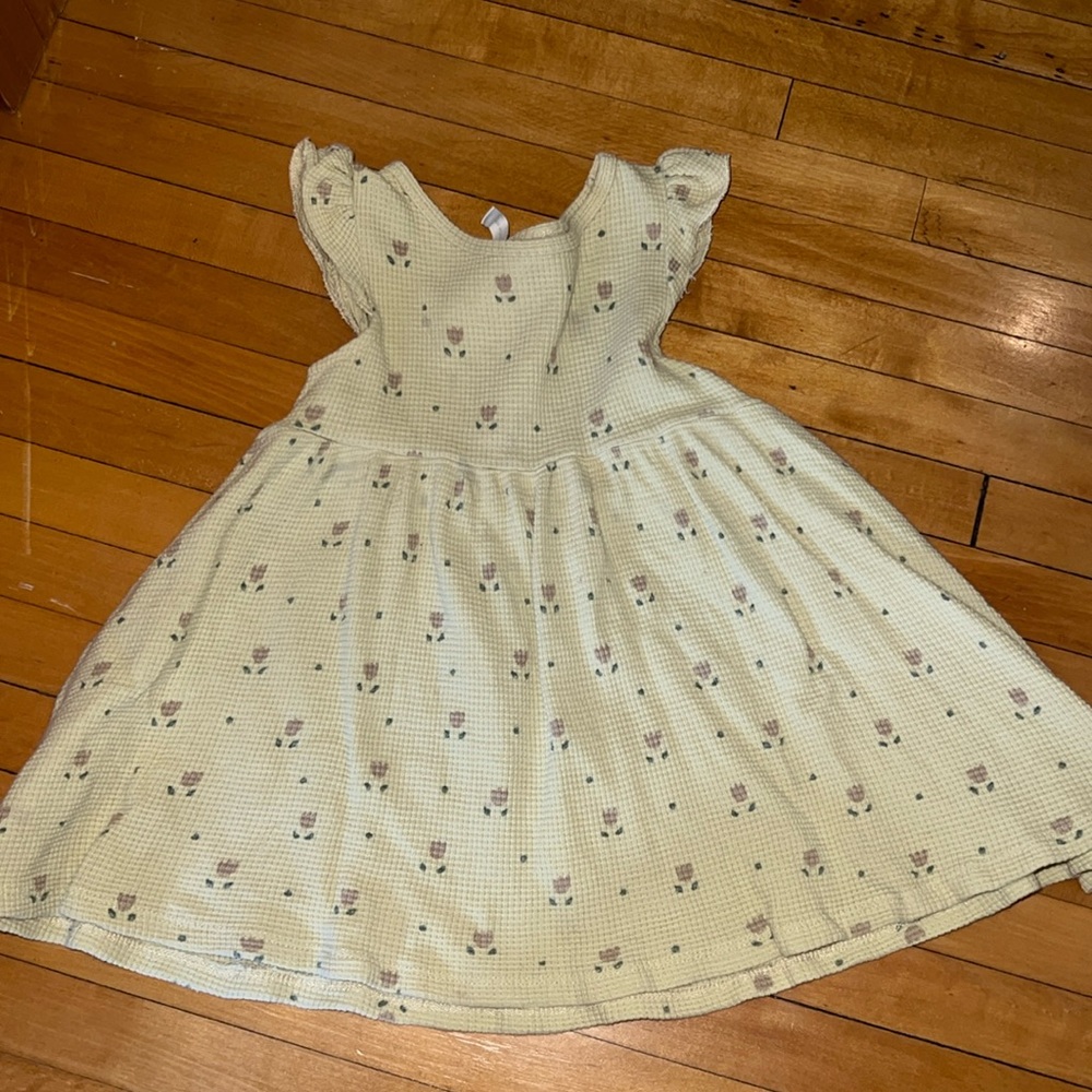 Quincy Mae Tulip Waffle Dress 18-24 months